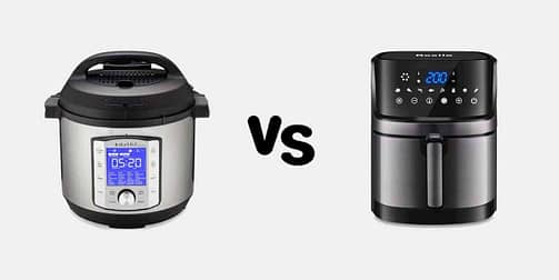 Instant Pot vs. Air Fryer: -Design